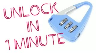 How to Open any Number Lock in 1 Min | Full tutorial Unlock | Life Hacks | KesPra ✔
