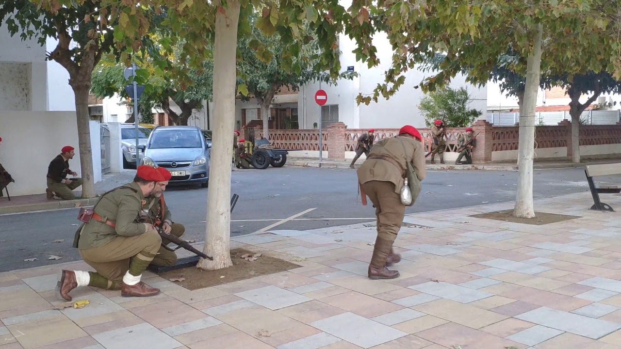 Recreación histórica final de la batalla del Ebro,Flix 2019