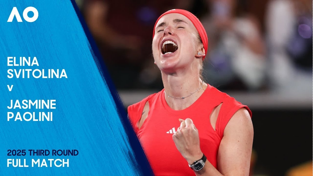 Elina Svitolina v Jasmine Paolini Full Match | Australian Open