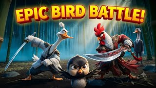 When Kung Fu Rooster Meets Master Goose! | जब कुंग फू मुर्गे का मुकाबला हुआ मास्टर बत्तख से!