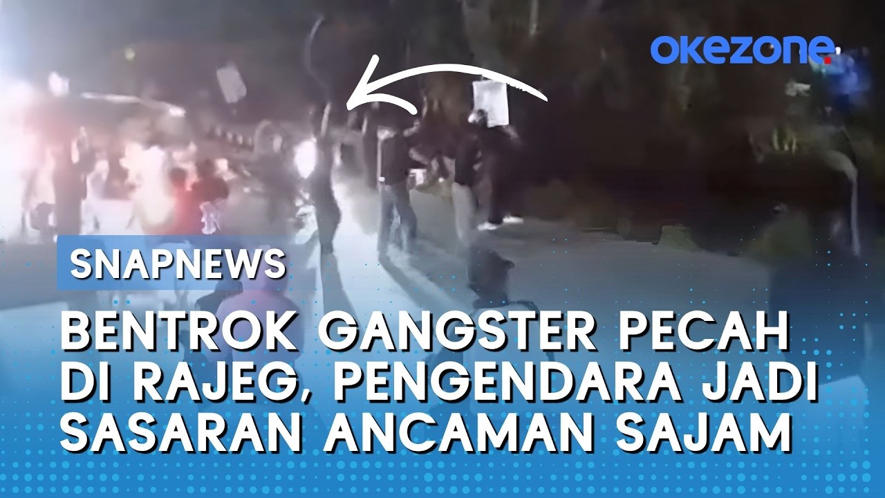 Ngeri! Bentrok Gangster Pecah di Rajeg, Pengendara Jadi Sasaran Ancaman Sajam