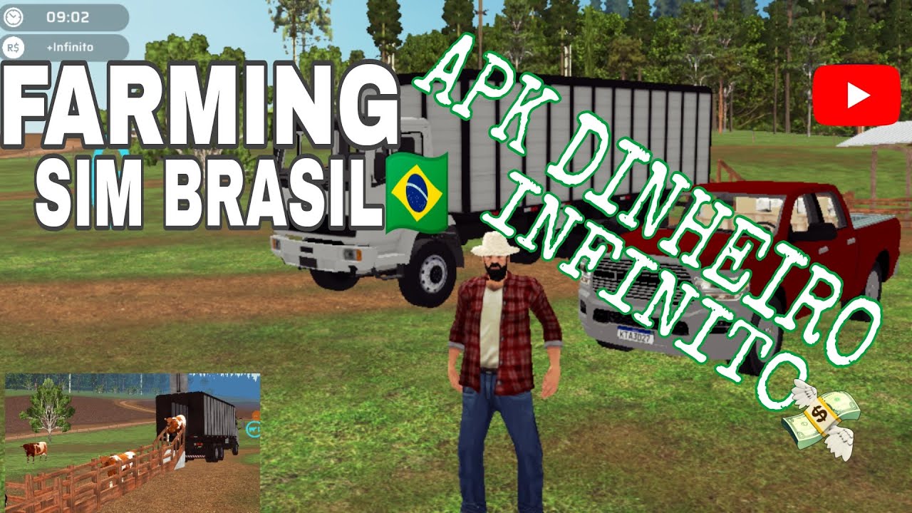 FARMING SIM BRASIL 🇧🇷 DINHEIRO INFINITO - YouTube
