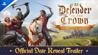 Defender of the Crown: The Legend Returns - Date Reveal Trailer | PS5 Games