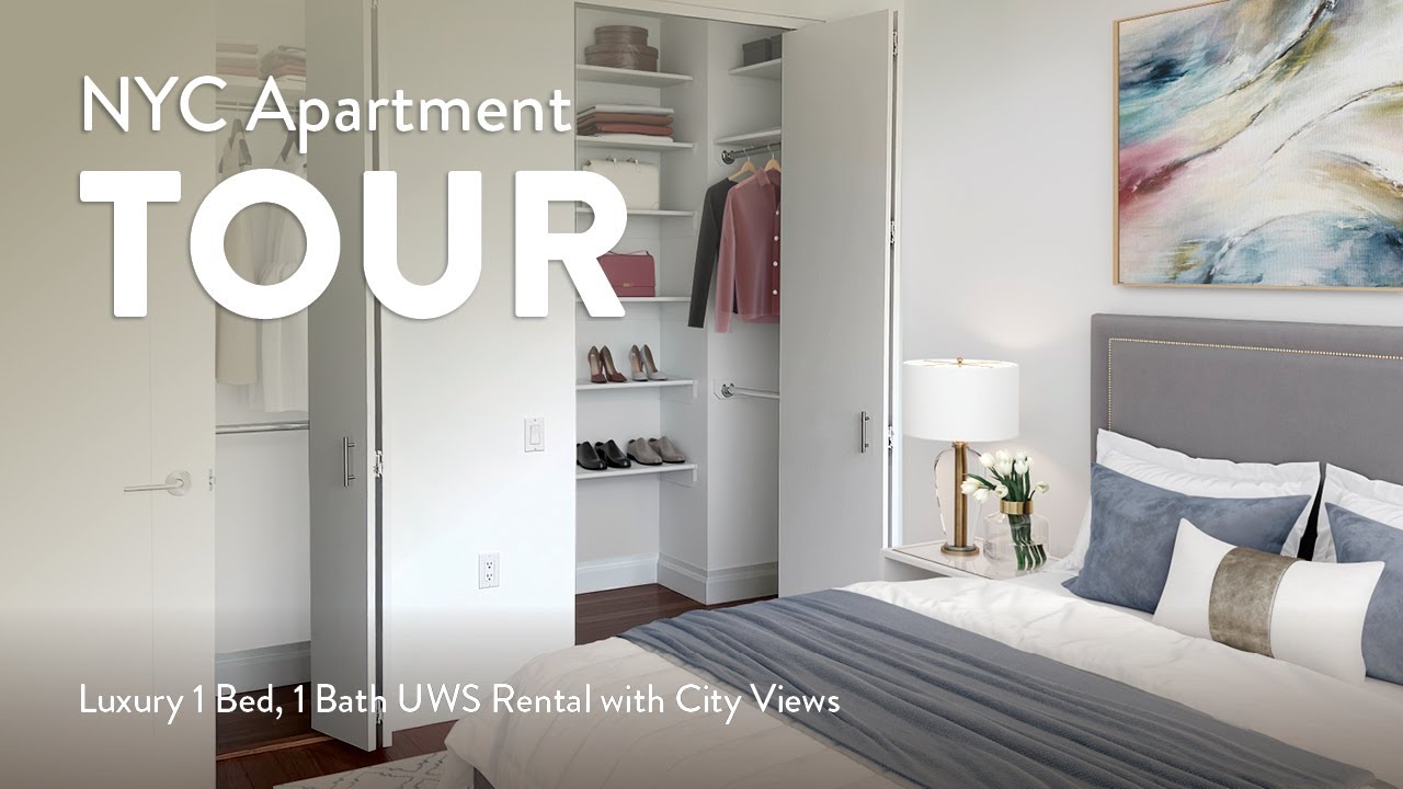 NYC Apartment Tour Luxury 1 Bed, 1 Bath UWS Rental with City Views