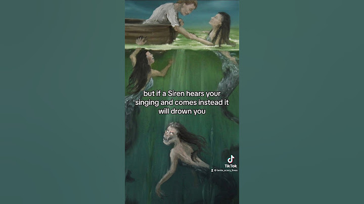 Mermaids and sirens