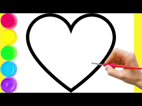 Heart drawing||How to Draw a Heart step by step beginners #2023