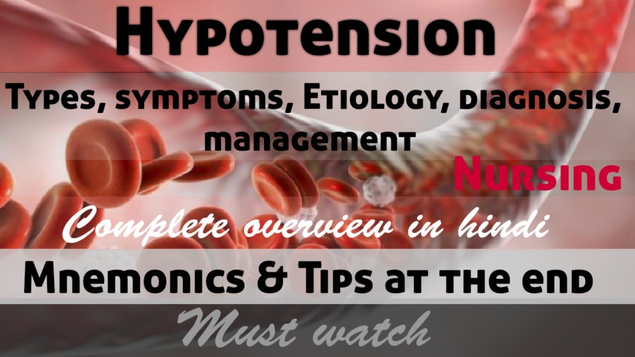 Hypotension For Nursing Students In Easy Language Explained Clearly