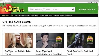 Rotten Tomatoes: Film rankings that can go splat