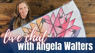 Dot to Dot Free-motion Challenge Quilting Along -Live Chat with Angela Walters