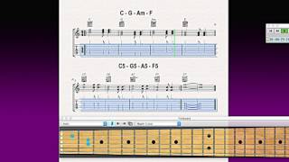 How to play C G Am F on guitar = C G Am F kitaralla