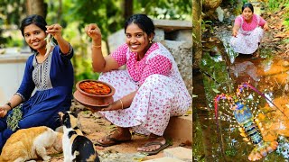 Kerala Village Style Prawn Puttu🦐കവിയുടെ വീട്ടിലെ ചെമ്മീൻ ഉണ്ടപുട്ട് New Home 🏠