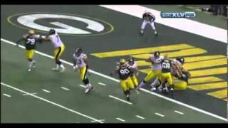 Packers Cornerback 'Nick Collins' Makes Amazing Play In Super Bowl 2011