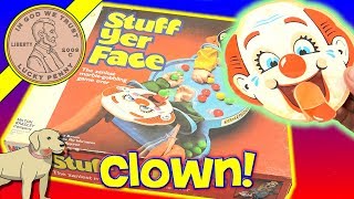 How To Play The Game Stuff Yer Face Game - Help Your Clown Gobble Up Marbles! Milton Bradley Game