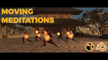 Moving Meditations 3D Render Challenge by @pwnisher | My final Submission