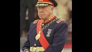 General Pinochet-Salida del Congreso en 1990, Chile.