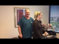 Army Veteran Gets Her First Adjustment By Houston Chiropractor Dr Gregory Johnson rice Crispies