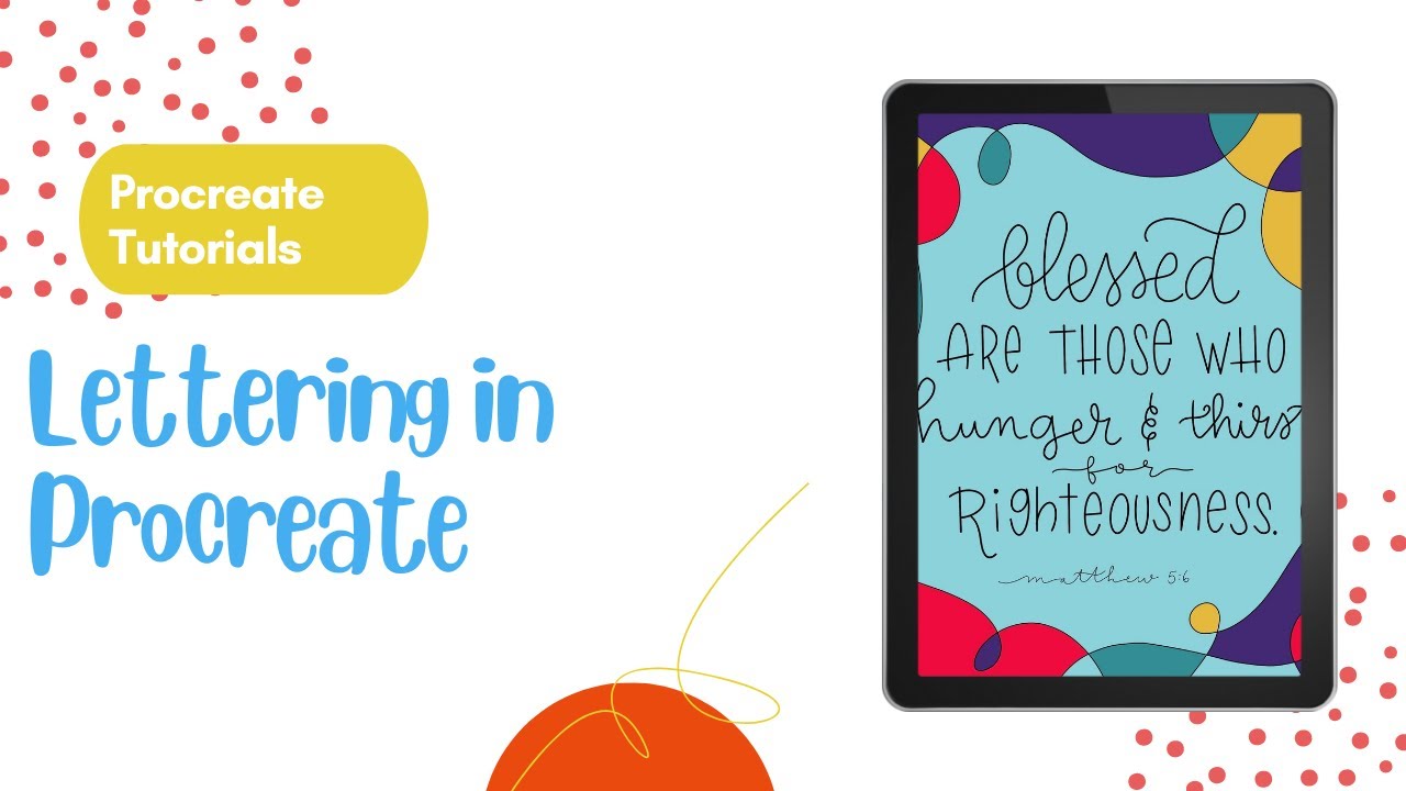 Intro to Lettering in Procreate: Procreate Tutorials - YouTube