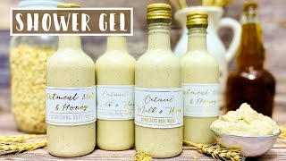 Homemade Oatmeal Milk Honey Shower Gel Recipe
