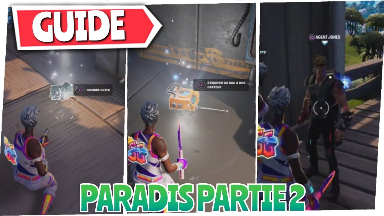 GUIDE COMPLET QUÊTES PARADIS PARTIE 2 ( amplicficateurs, graines, code ...