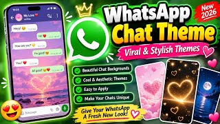 🔥 New WhatsApp Chat Theme 2026 | Amazing WhatsApp Themes You Must Try! #shorts #tech tips
