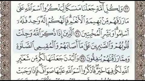 سورة الحج الصفحة 336 من الاية 31 الى 38 عبدالباسط عبدالصمد مجود