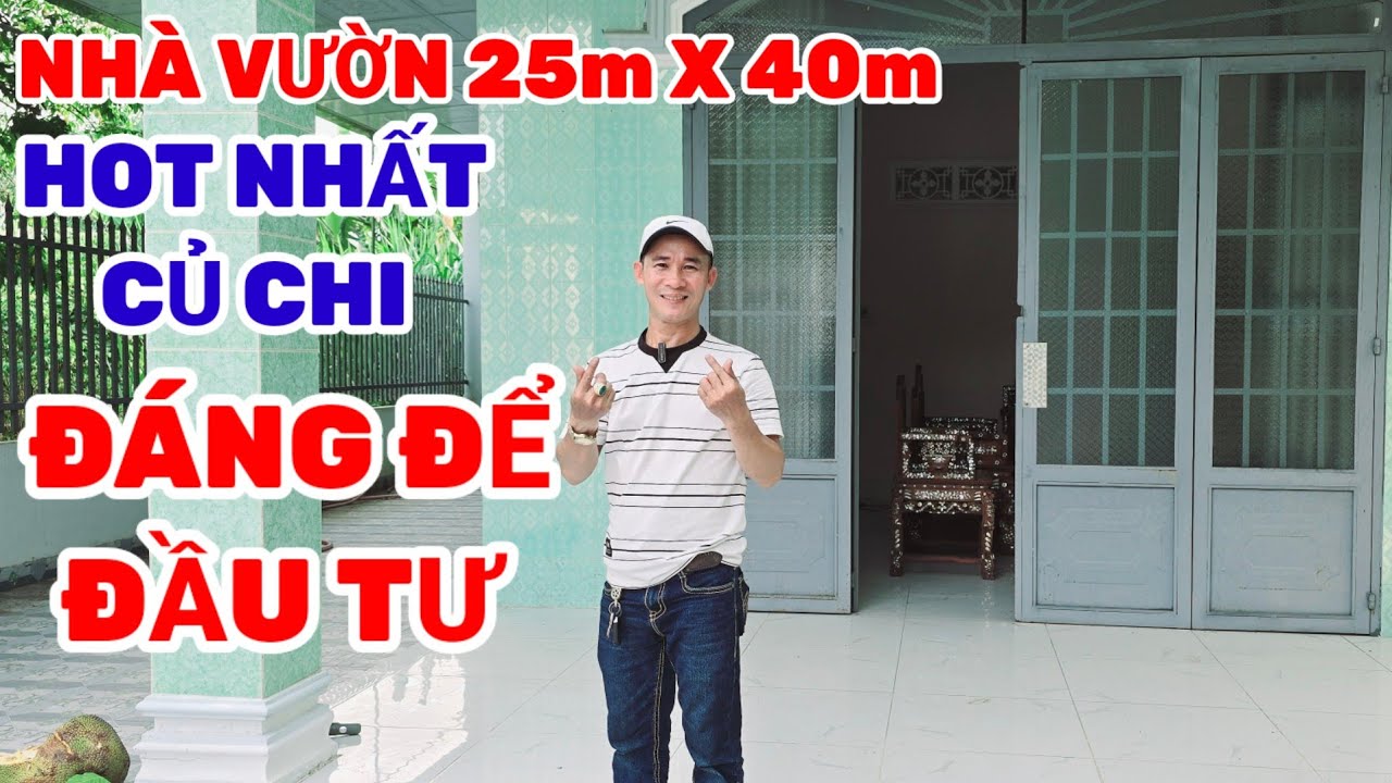 🛑Ghé thăm nhà Vườn 996 M² tại huyện Củ Chi giá đáng để đầu tư - Bđs Quang Minh