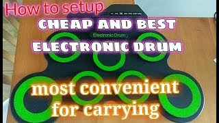 High quality Digital drum real beat feel -Roll up Drum Set with 7 Pads- Setup and Review (PART-2) screenshot 2