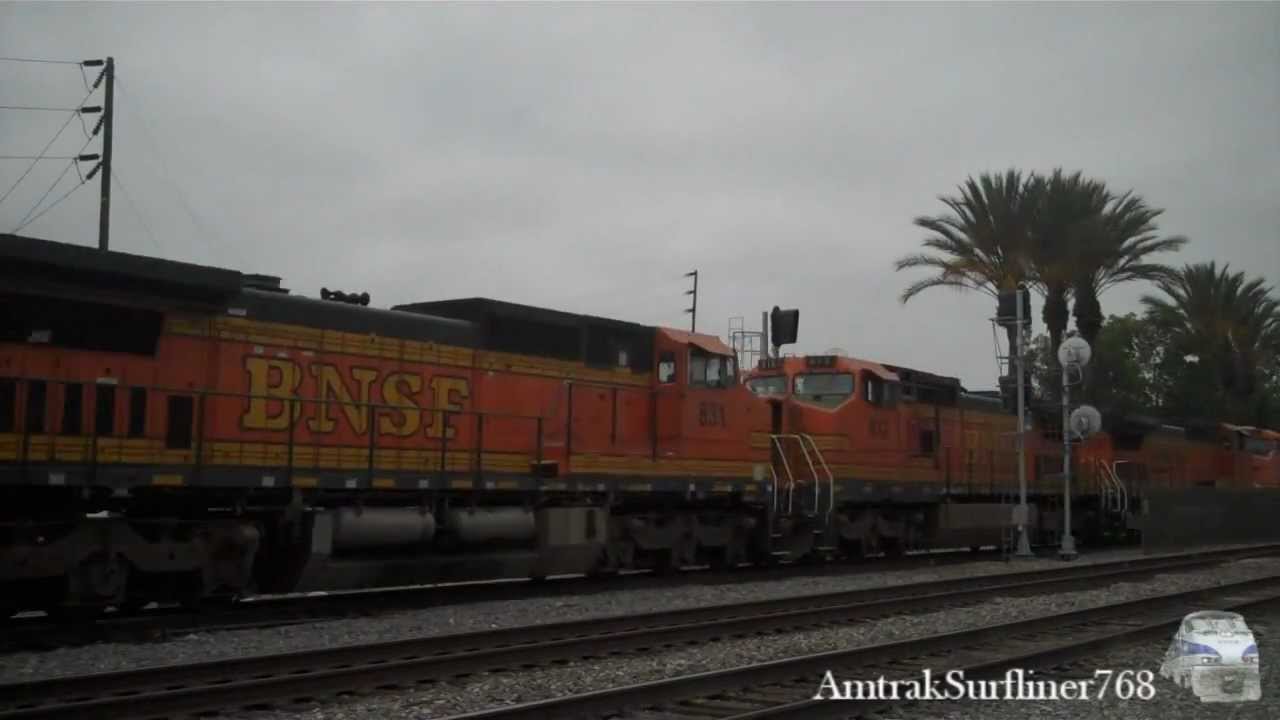 Massive BNSF Power move - 4 ES44DC and 26 C40-8W Locomotives
