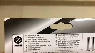 Лента Самоклеящаяся Тарпаулиновая Для Ремонта Тентов 50Мм Х 8М, Vorel, Артикул 85191