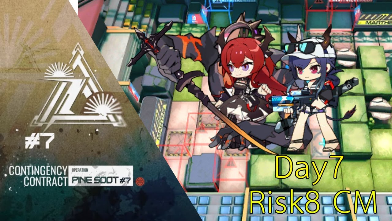 [Arknights] CC#7 Day7 Risk8 CM Clear Lowstar+Chen the Holungday+Surtr