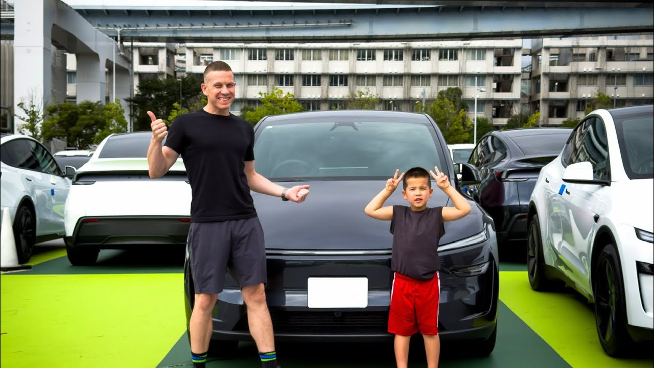 The day has finally come for my Tesla delivery! - YouTube