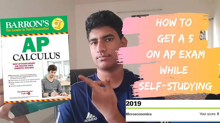 How To get a 5 on the AP exam by self-studying // International student