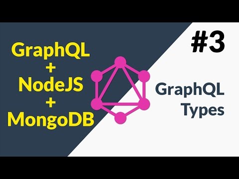 GraphQL + NodeJS + MongoDB Tutorial 3 of 6 | GraphQL Types