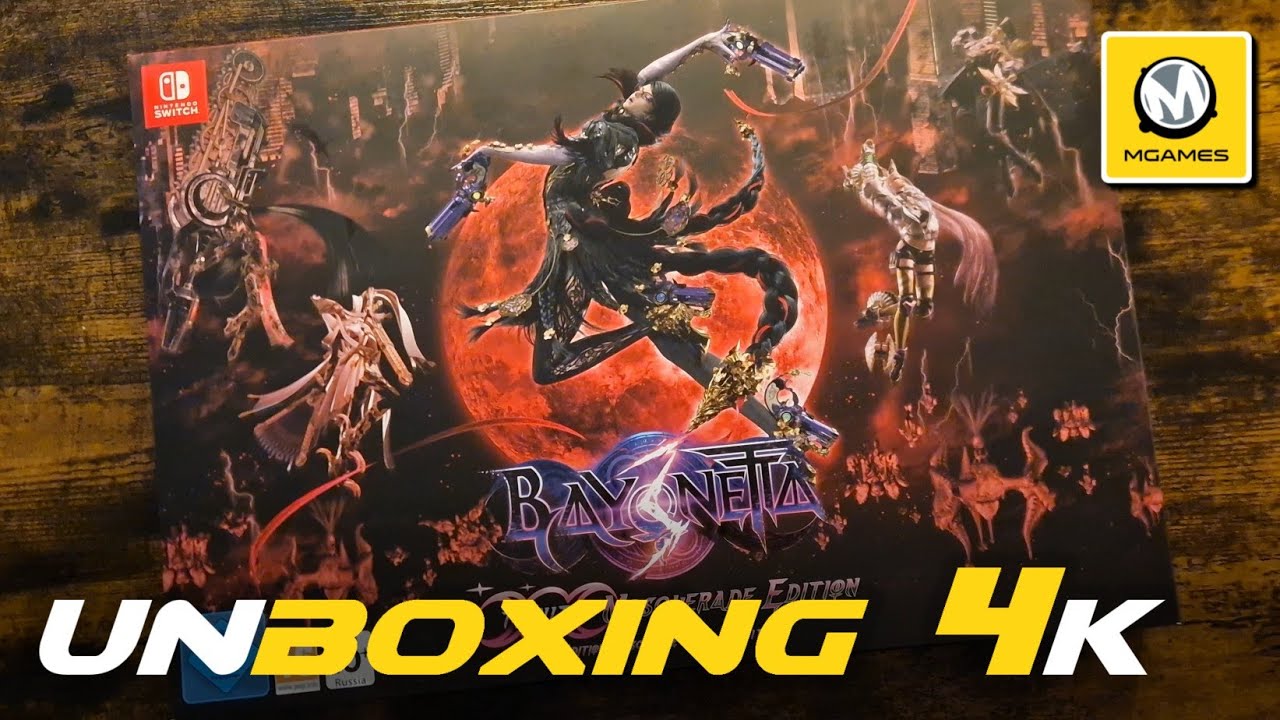 📦 Unboxing | Распаковка Bayonetta 3 Trinity Masquerade-Edition