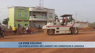 Lokossa Les Populations Manifestent Pour Lérection Dun Carrefour Sur La Voie Colodo