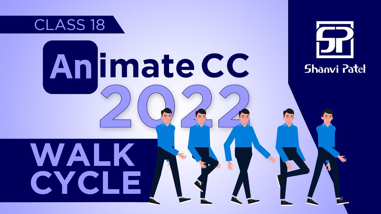 Adobe Animate CC 2022: Walk Cycle| Flash tutorial | 2d animation ...