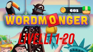 Soluzioni Wordmonger: Puzzle & Curiosità - Livelli 1-20 - Gameplay - iOS/Android screenshot 2
