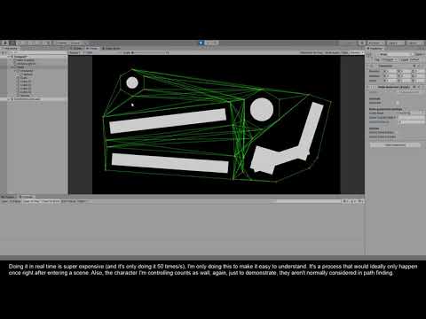 Node generation for path finding in Unity