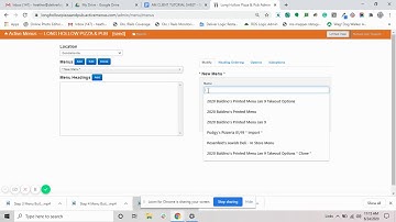 Step 1   Menu Building   Adding a Menu to Admin   ActiveMenus