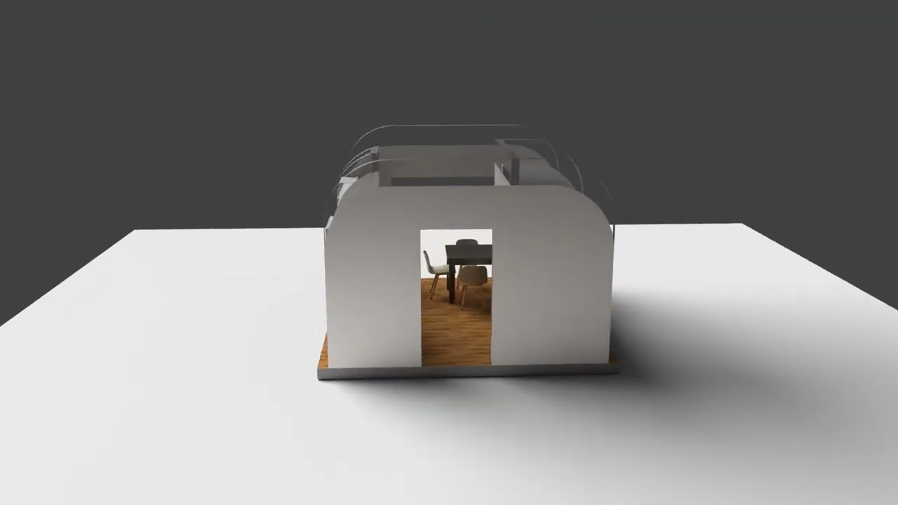 Sailed Homes 360 Rotate cycles, 360 3d turnable animation