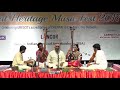 Nvijay siva l carnatic vocal  l global heritage music fest 2017 l web streaming