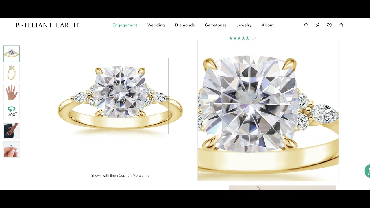Build A Moissanite Ring at Brilliant Earth YouTube