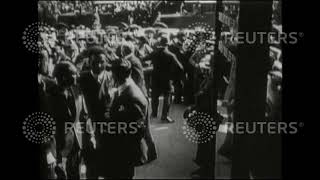 1929 FRANCE: Aircraft named "Yellow Bird" returns to Paris after crossing the Atlantic