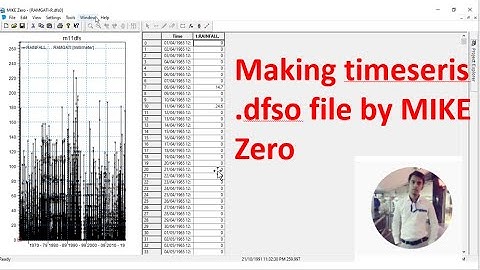 how to make timeseries dfso file by MIKE || Mathematical Model || Water Resources Engineering