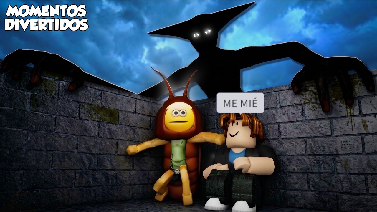 ESCAPA DEL MONOCHROME ATERRADOR (momentos divertidos) (roblox)