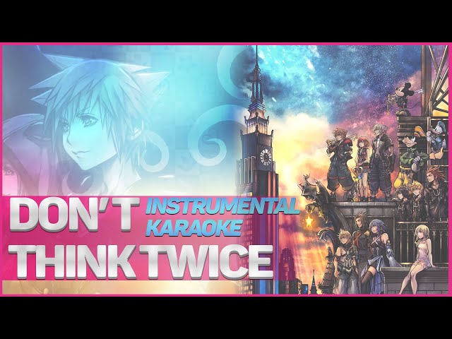 Don't Think Twice (Kingdom Hearts) - Hikaru Utada Sheet music for Piano  (Solo)