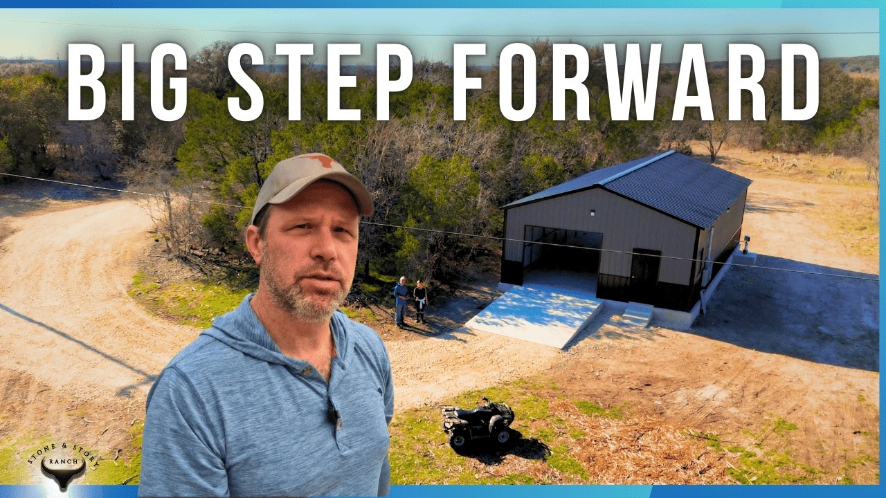 Garage Gets Power + Flashing Install | Building on Raw Texas Land (Part 8)