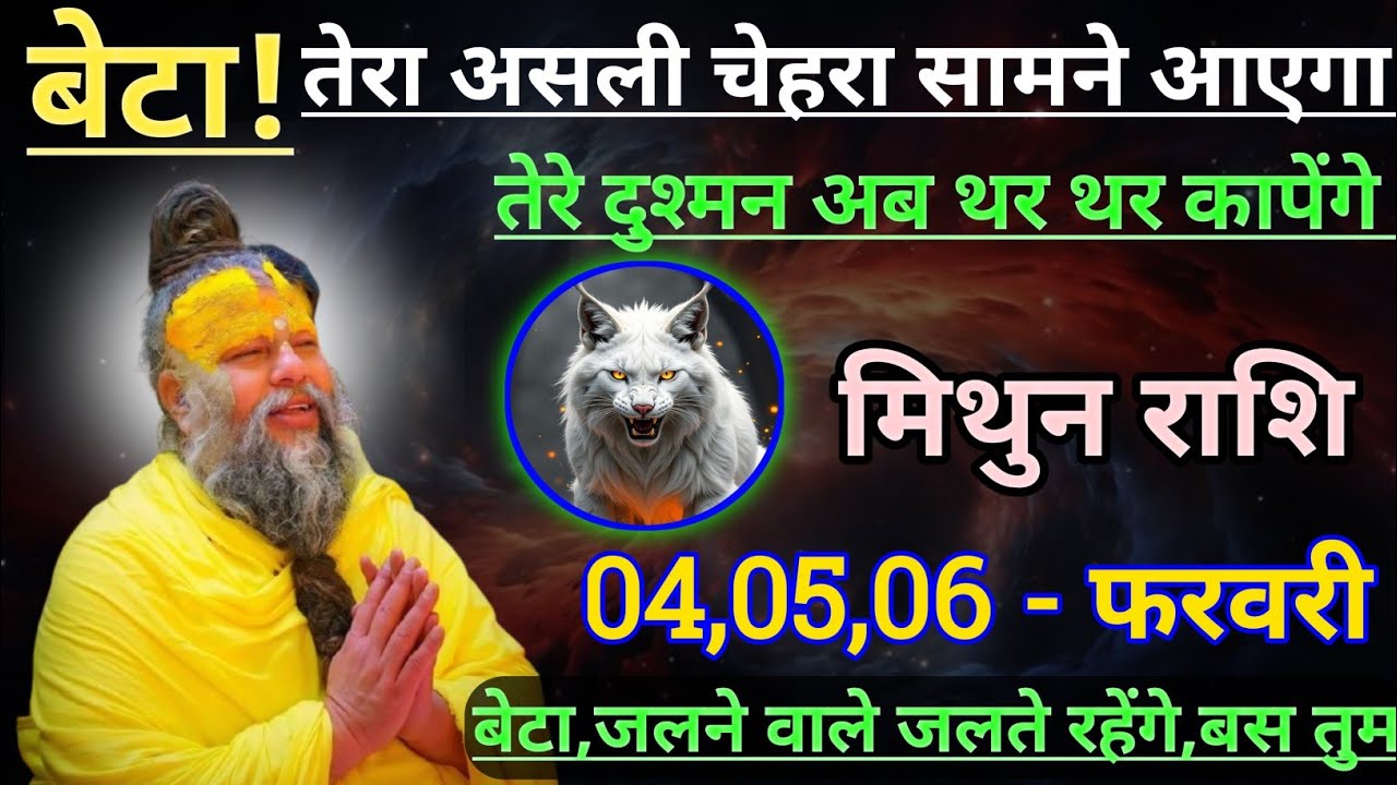 मिथुन राशि बेटा तेरा असली चेहरा सामने आएगा/mithun rashi,gemini ♊♊