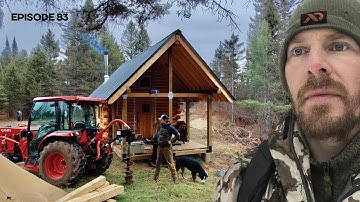 Winter Prep: Tractor Barn, Forest Gym, MICE |EP83| Log Cabin Build on Off-Grid Homestead