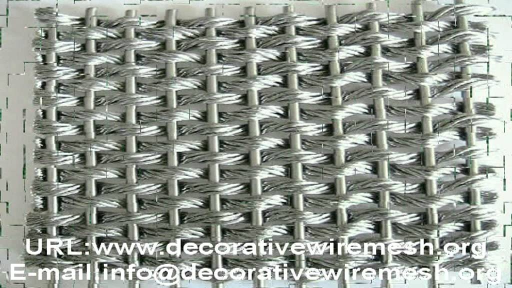Decorative wire mesh classes and uses. YouTube